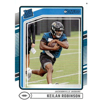 Keilan Robinson 2024 Donruss #385 RC Jacksonville Jaguars