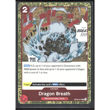 Dragon Breath (Pirate Foil) Premium Booster -The Best- Vol. 2 #OP07-017 Uncommon