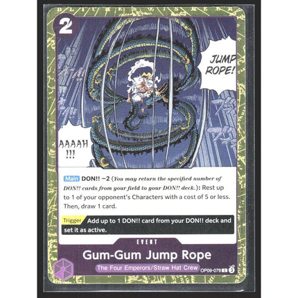 Gum-Gum Jump Rope Emperors in the New World: 2nd Anniv Tmt Cards #OP09-079 C