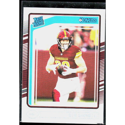 Ben Sinnott 2024 Donruss #314 Rookie RC Card Washington Commanders