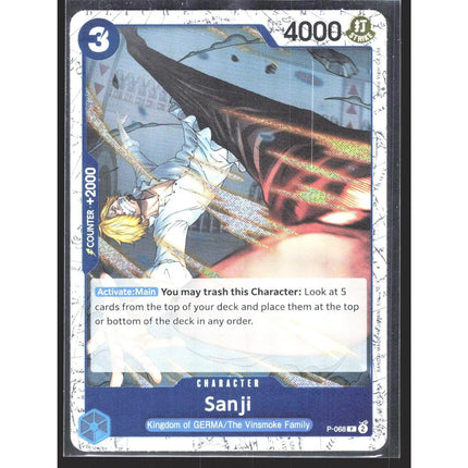 Sanji (Pirates Party Vol. 7) One Piece Promotion Cards #P-068 Promo