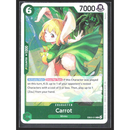Carrot Extra Booster: One Piece Heroines Edition #EB03-013 Rare