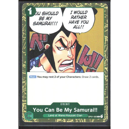 You Can Be My Samurai!! (Pirate Foil) Prem Booster -The Best- Vol. 2 #OP01-055 C