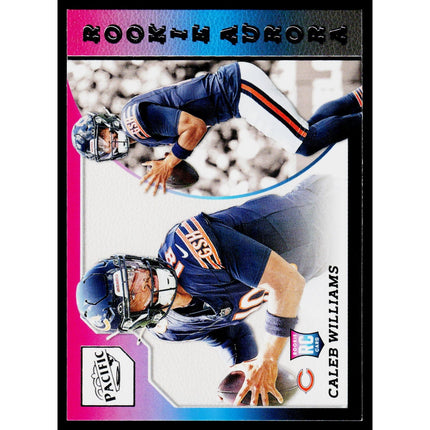 Caleb Williams 2024 Panini Encore Rookie Aurora #3 Chicago Bears