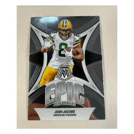 2024 Panini Mosaic Josh Jacobs Epic Performers #EP-JJ Insert Packer