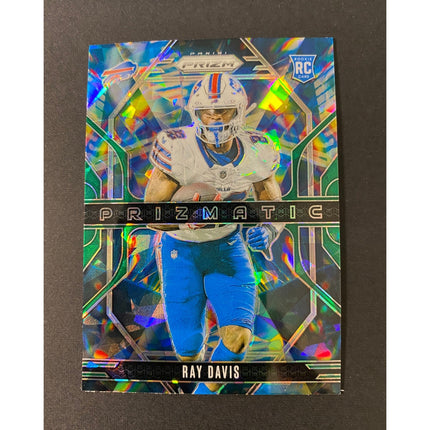 Ray Davis 2024 Panini Prizm #18 Rookie RC Card Buffalo Bills Prizmatic
