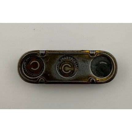 Vintage J.E. Mergott Co. Transit Coin Holder – 3-Slot Token Dispenser