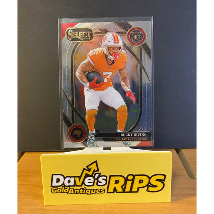 Bucky Irving 2024 Select #239 Club Level Prizm Tampa Bay Buccaneers