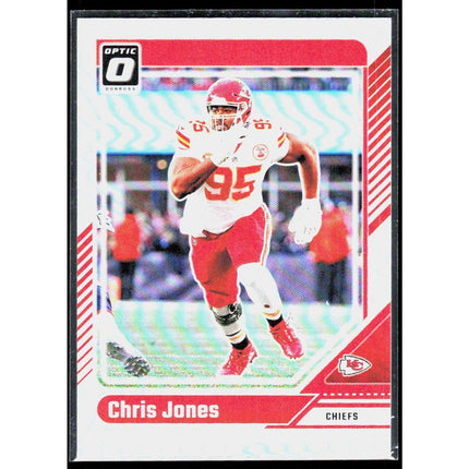 Chris Jones 2024 Donruss Optic Holo #99 Kansas City Chiefs