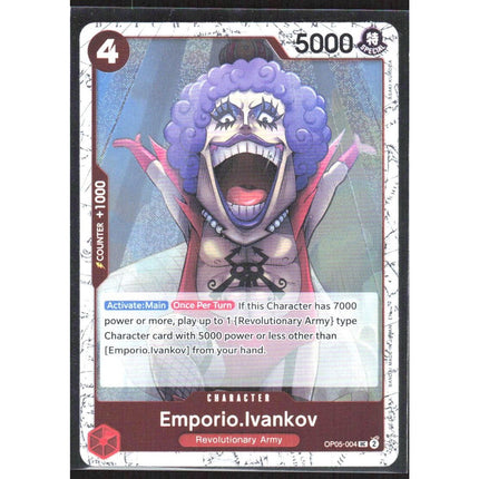 Emporio.Ivankov (Pirate Foil) Premium Booster -The Best- Vol. 2 #OP05-004 UC