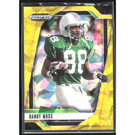 Randy Moss 2025 Panini Prizm Draft Picks Prizms Gold Ice #181 Marshall