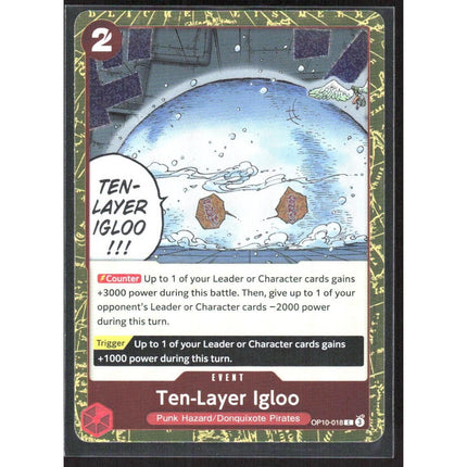 Ten-Layer Igloo (Pirate Foil) Premium Booster -The Best- Vol. 2 #OP10-018 Common