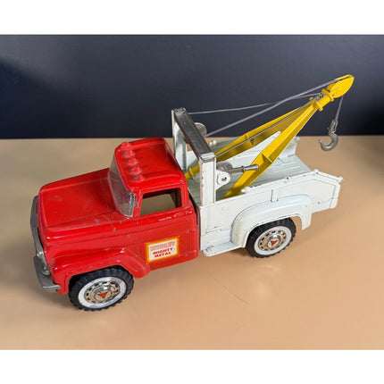 Vintage Hubley Mighty Metal Tow Truck Wrecker Classic Toy Truck