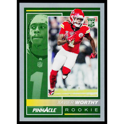 Xavier Worthy 2024 Panini Encore Silver #300 SN,RC Kansas City Chiefs