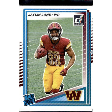 Jaylin Lane 2025 Donruss #335 RC Washington Commanders