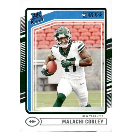 Malachi Corley 2024 Donruss #333 RC New York Jets