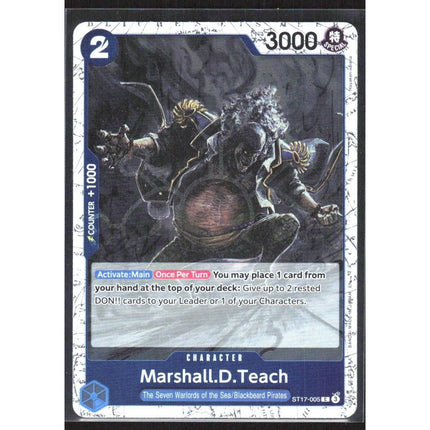 Marshall.D.Teach (Judge Pack Vol. 7) One Piece Promotion Cards #ST17-005 Common