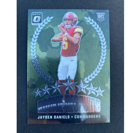 Jayden Daniels 2024 Optic 7 Commanders Rookie Recruits