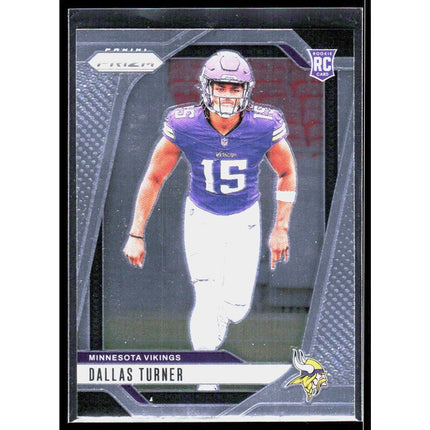 Dallas Turner 2024 Panini Prizm #324 RC Minnesota Vikings