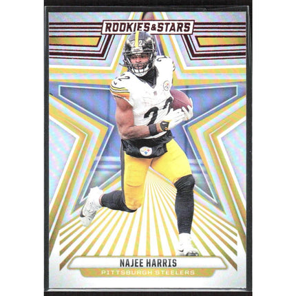 Najee Harris 2024 Panini Rookies & Stars Longevity #80 Pittsburgh Steelers