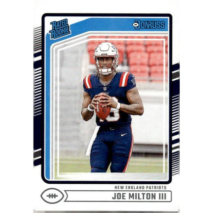 Joe Milton III 2024 Donruss #319 RC New England Patriots