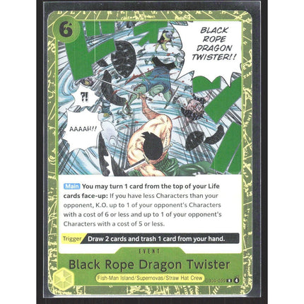 Black Rope Dragon Twister Adventure on Kami's Island #EB04-059 Rare
