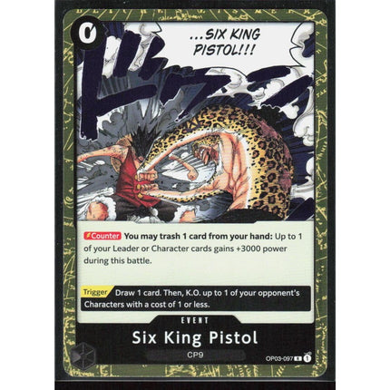 Six King Pistol (Reprint) Premium Booster -The Best- Vol. 2 #OP03-097 Rare