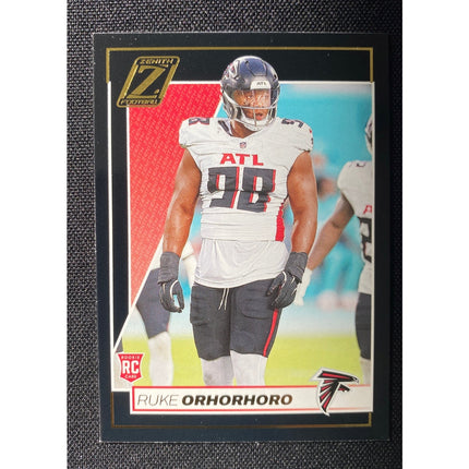 2024 Panini Zenith Ruke Orhorhoro RC #187 Falcons Rookie Card