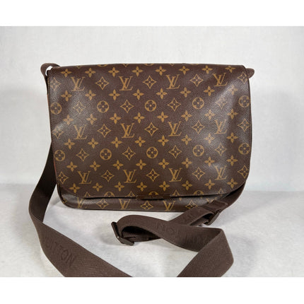 Louis Vuitton Macassar Messenger Crossbody Laptop Bag w/ Entrupy COA MSRP $1900
