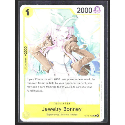 Jewelry Bonney (OP15-105) Adventure on Kami's Island #OP15-105 Uncommon
