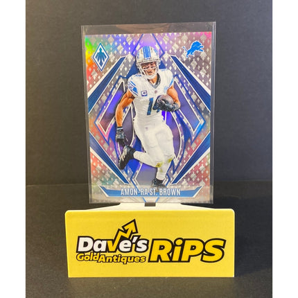 Amon-Ra St. Brown 2024 Panini Phoenix #8 Parallel #35/399 Lions