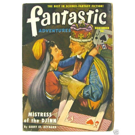 FANTASTIC ADVENTURES – November 1950 – Ziff-Davis – Pulp Magazine