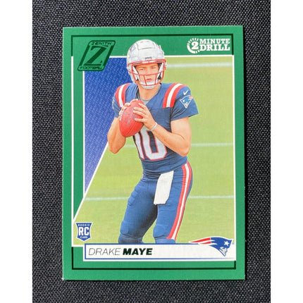 2024 Panini Zenith Drake Maye RC #129 Patriots 2 Minute Drill Insert Rookie