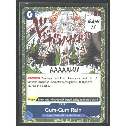 Gum-Gum Rain (Reprint) Premium Booster -The Best- Vol. 2 #OP02-068 Rare