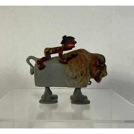 Vintage Louis Marx Co. Pygmy on Buffalo Ramp Walker Hong Kong