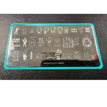 Maniology M062 Horror & Halloween Nail Art Stamping Plate