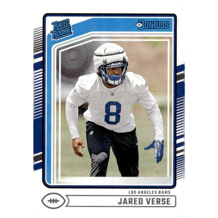 Jared Verse 2024 Donruss #341 RC Los Angeles Rams