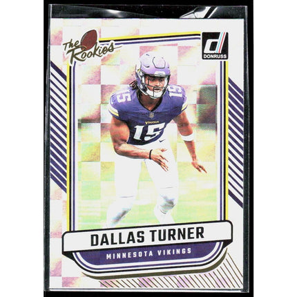 Dallas Turner 2024 Donruss The Rookies #TR-9 Minnesota Vikings