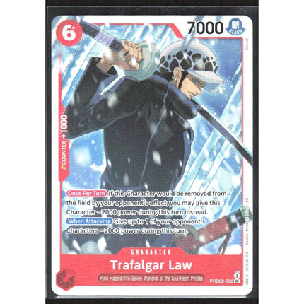 Trafalgar Law Premium Booster -The Best- Vol. 2 #PRB02-002 Super Rare