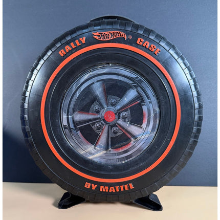Hot Wheels Mattel Rally Case Tire Style 10" Toy Car Storage Carrying Organizer