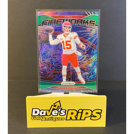Patrick Mahomes II 2024 Panini Prizm #1 Fireworks Insert Kansas City Chiefs