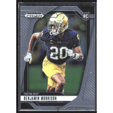 Benjamin Morrison 2025 Panini Prizm Draft Picks #75 Notre Dame Fighting Irish