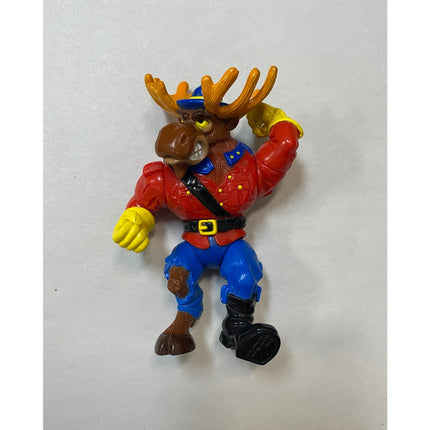 Vintage 1992 Teenage Mutant Ninja Turtles Monty Moose Figure Playmates TMNT