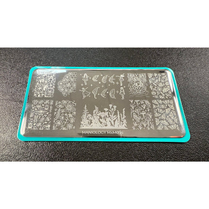Maniology MXM054 Mani x Me April 2021 Fairy Kingdom Nail Art Stamping Plate