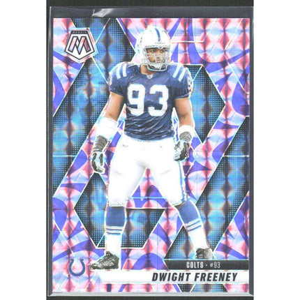 Dwight Freeney 2025 Panini Mosaic Reactive Purple #185 Indianapolis Colts