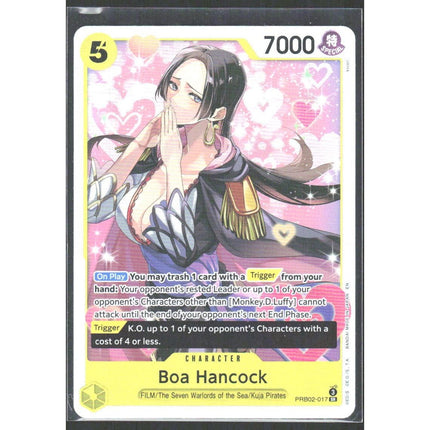 Boa Hancock Premium Booster -The Best- Vol. 2 #PRB02-017 Super Rare