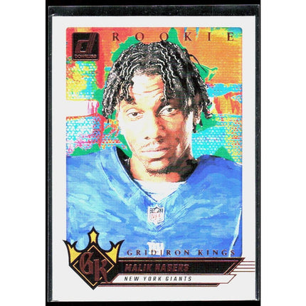 Malik Nabers 2024 Donruss Rookie Gridiron Kings #11 New York Giants