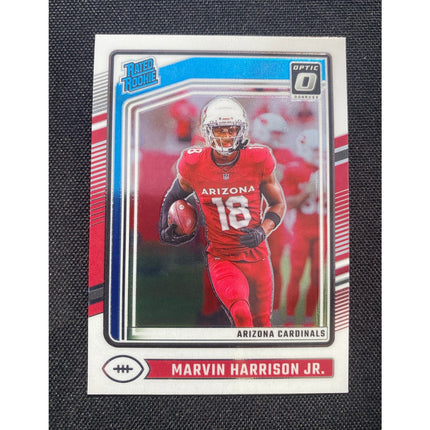 Marvin Harrison Jr. 2024 Donruss Optic #276 RC Rated Rookie Cardinals