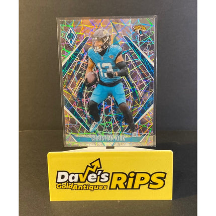 Christian Kirk 2024 Panini Phoenix #25 Jaguars Laser Parallel Card