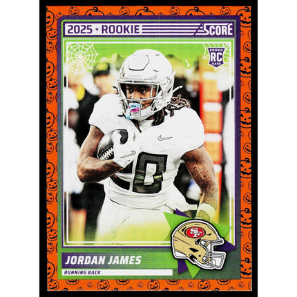 Jordan James 2025 Score-A-Treat #47 RC San Francisco 49ers